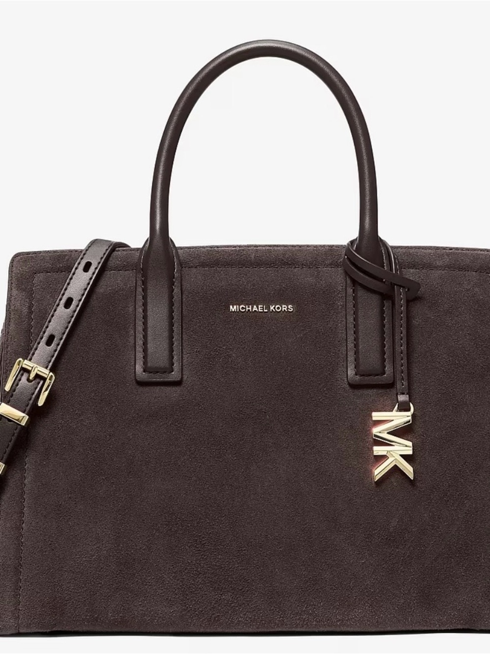 The Michael Kors Laila Tote Bag in Brown Leather
